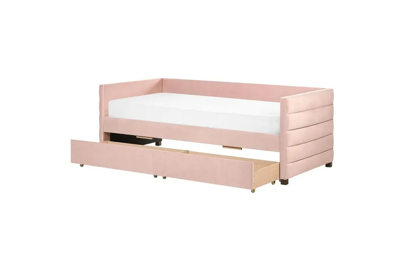 Enkelsäng Marray med förvaring Rosa - Rosa - Möbler - Sovrum - Sängar - Sängar med förvaring