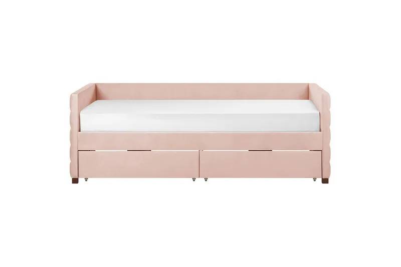 Enkelsäng Marray med förvaring Rosa - Rosa - Möbler - Sovrum - Sängar - Sängar med förvaring