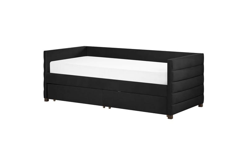 Enkelsäng Marray med förvaring Svart - Svart - Möbler - Sovrum - Sängar - Sängar med förvaring