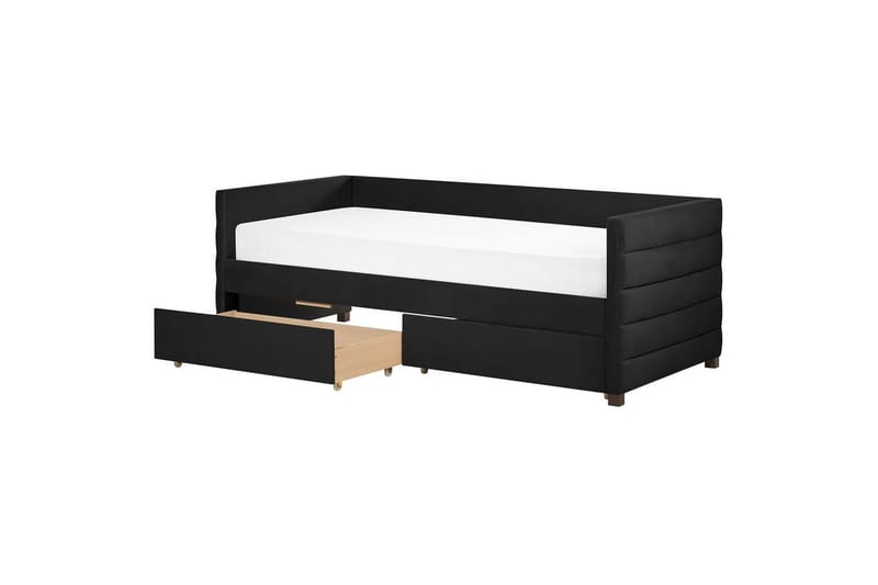 Enkelsäng Marray med förvaring Svart - Svart - Möbler - Sovrum - Sängar - Sängar med förvaring