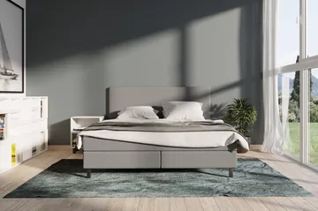 Select No 2 Kontinentalsäng 120x200 - Ljusgrå - Möbler - Sovrum - Sängar - Enkelsängar