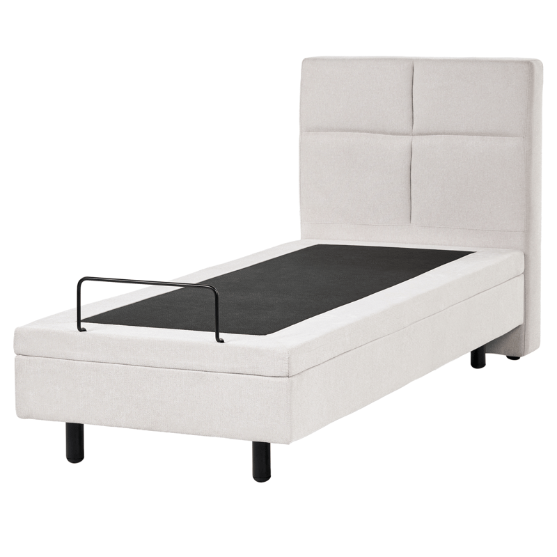 Enkelsäng Viceroy 80x200 cm - Ljusbeige - Möbler - Sovrum - Sängar - Ställbara sängar