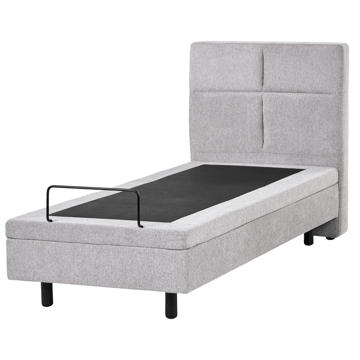 Enkelsäng Viceroy 80x200 cm - Ljusgrå - Möbler - Sovrum - Sängar - Ställbara sängar