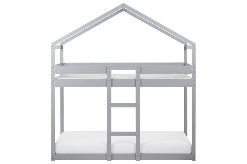 Fallon Våningssäng Två Liggplatser 90x200 - Grå - Möbler - Sovrum - Sängar - Våningssängar & loftsängar