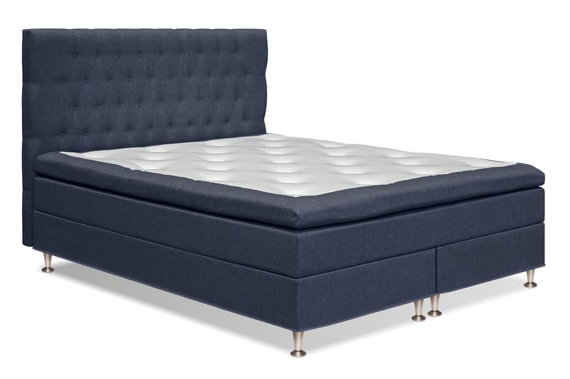 FELICIA Sängpaket 160x200 Mörkblå - Komplett Sängpaket - Kontinentalsängar