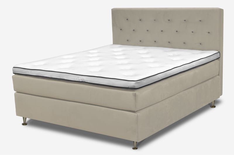 Finnigan Sängpaket Kontinentalsäng 160x200 cm Fast - Beige - Möbler - Sovrum - Sängar - Kontinentalsängar