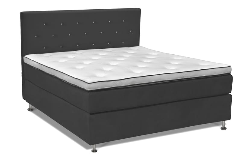 Finnigan Sängpaket Kontinentalsäng 160x200 cm Medium/Fast - Mörkgrå - Möbler - Sovrum - Sängar - Kontinentalsängar