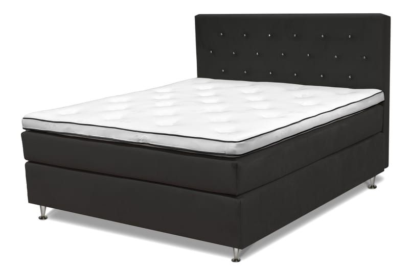 Finnigan Sängpaket Kontinentalsäng 160x200 cm Medium/Fast - Mörkgrå - Möbler - Sovrum - Sängar - Kontinentalsängar