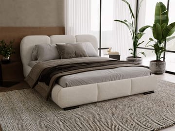 Fito Sängram med förvaring 160x200 cm - beige - Möbler - Sovrum - Sängar - Sängar med förvaring