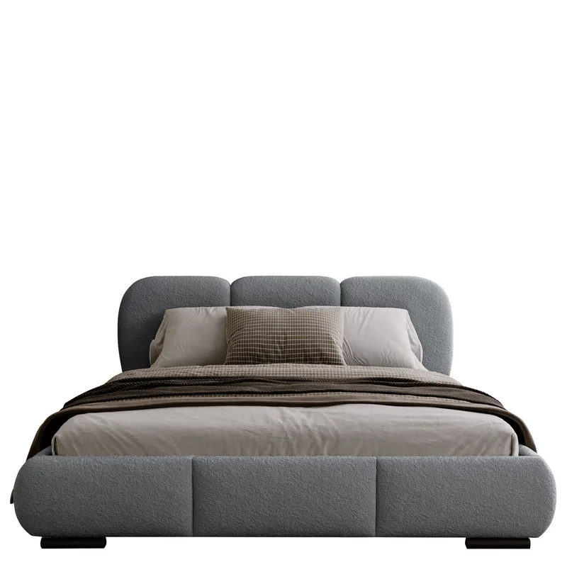 Fito Sängram med förvaring 200x200 cm, grå