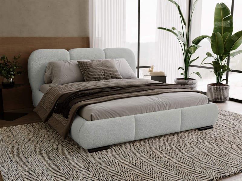 Fito Sängram med förvaring 200x200 cm - grå - Möbler - Sovrum - Sängar - Sängar med förvaring