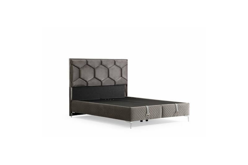 Flona Sängpaket Ramsäng 160x200 cm - Mörkgrå - Möbler - Sovrum - Sängar - Komplett Sängpaket