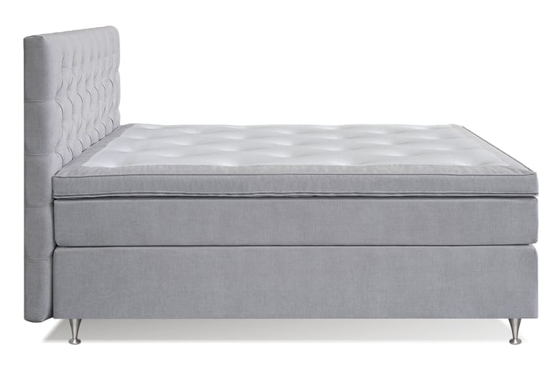 FLORENS Sängpaket 160x200 Fast/Medium + Madrasskydd - (+Fler val) 160x200 cm Ljusgrå - Möbler - Sovrum - Sängar - Komplett Sängpaket