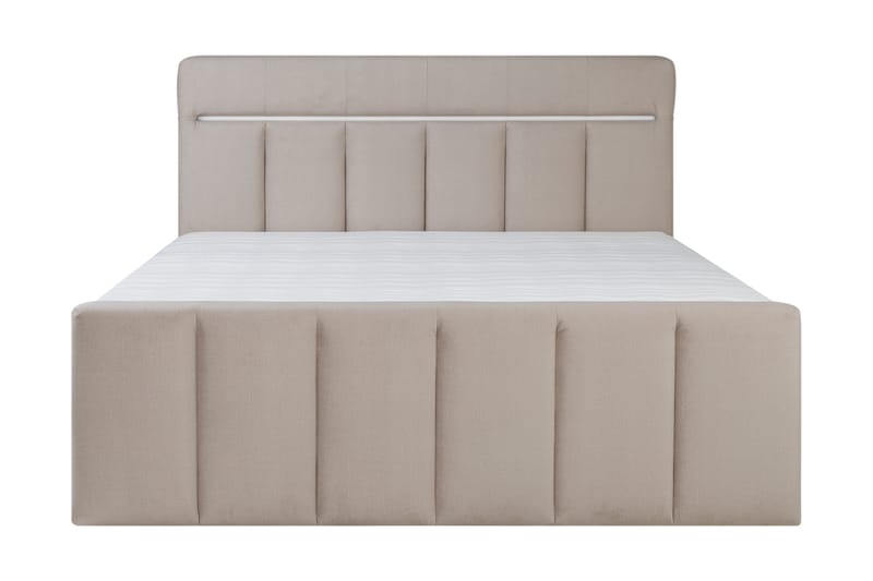 FRIDHEM Sängpaket Förvaringssäng 160x200 cm Beige - Komplett Sängpaket - Sängar med förvaring