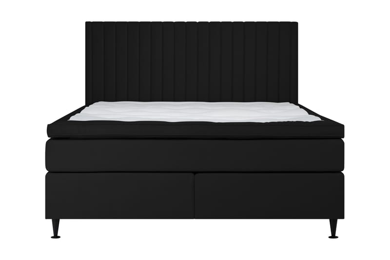 FRIDHEM Sängpaket Kontinentalsäng 140x200 cm Fast Mörkgrå - Mörkgrå - Komplett Sängpaket - Kontinentalsängar