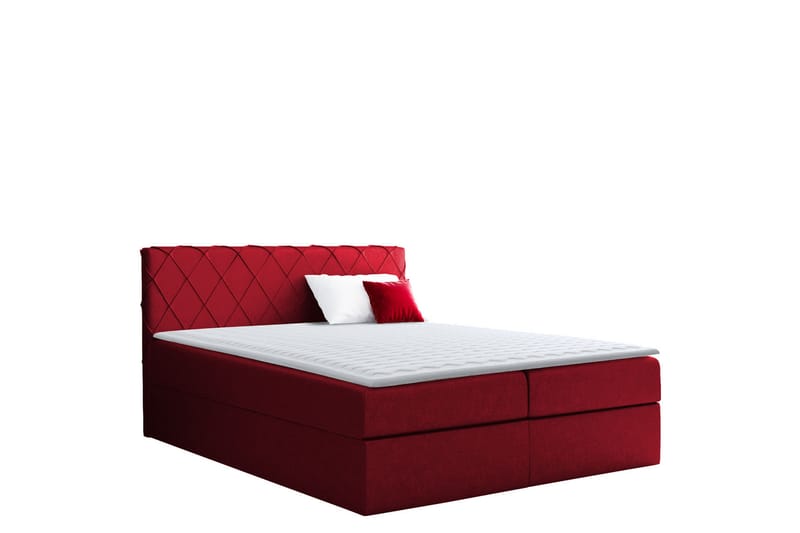 Gabin Sängpaket Kontinentalsäng 160x200 cm - Röd - Möbler - Sovrum - Sängar - Komplett Sängpaket