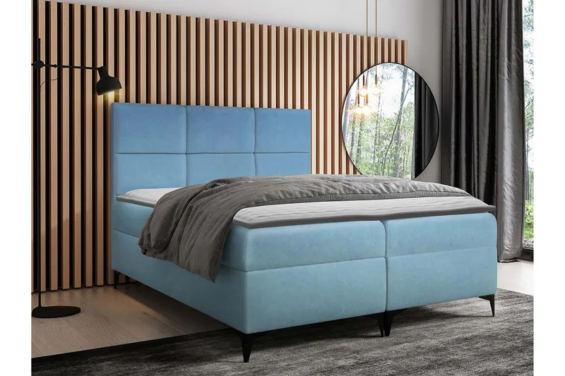 Galtebol Sängpaket Kontinentalsäng 180x200 cm - Blå - Möbler - Sovrum - Sängar - Komplett Sängpaket