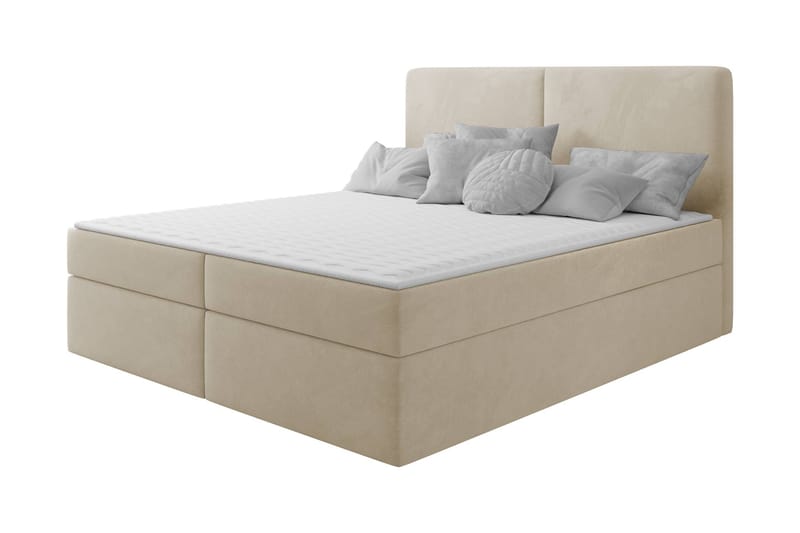 Garris Sängpaket Kontinentalsäng 160x200 cm - Beige - Möbler - Sovrum - Sängar - Komplett Sängpaket