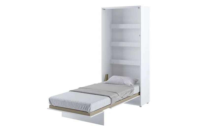 Rauk Fällbar Bäddbar Sängskåp 101x228 cm - Vit - Möbler - Sovrum - Sängar - Gästsäng & extrasäng - Sängskåp
