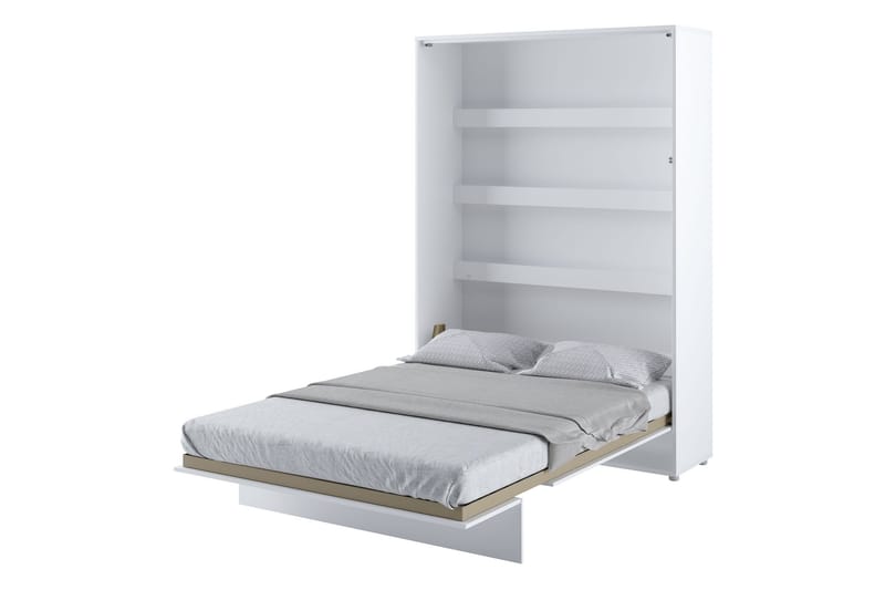 Rauk Fällbar Bäddbar Sängskåp 151x228 cm - Vit - Möbler - Sovrum - Sängar - Gästsäng & extrasäng - Sängskåp