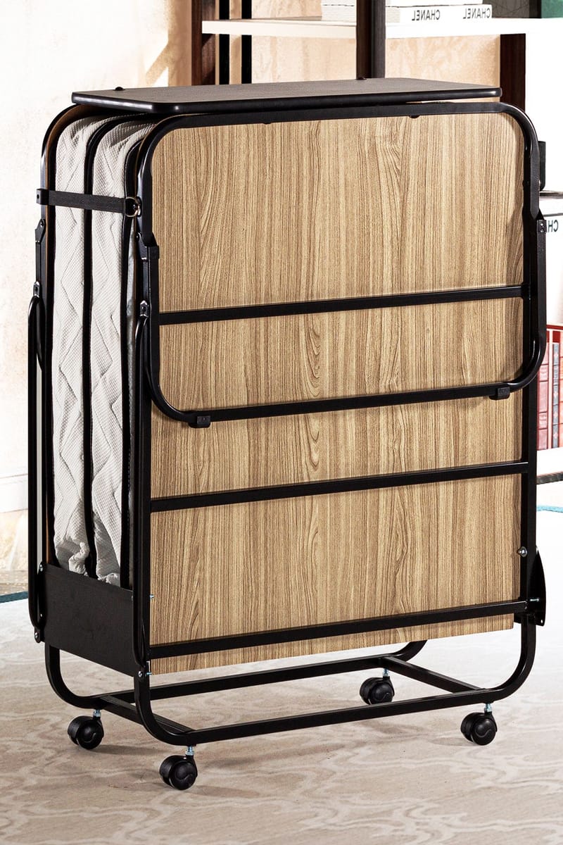 Remina Fällsäng 80x190 cm - vit och svart - Möbler - Sovrum - Sängar - Gästsäng & extrasäng - Utdragssäng