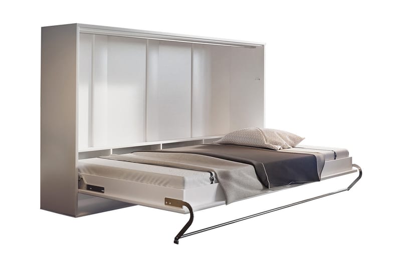 BODO Sängskåp 215x127x107 cm - Vit - Möbler - Sovrum - Sängar - Gästsäng & extrasäng - Sängskåp