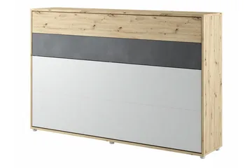 Grianan Sängskåp 120x200 cm - Grå - Möbler - Sovrum - Sängar - Gästsäng & extrasäng - Sängskåp