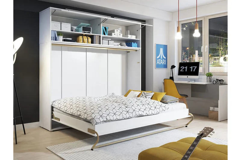 Rauk Sängskåp - Vit Högglans - Möbler - Sovrum - Sängar - Gästsäng & extrasäng - Sängskåp