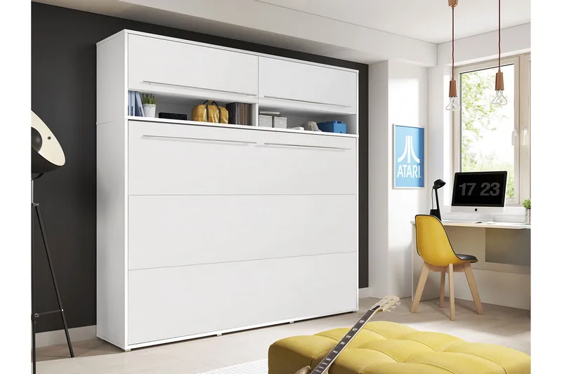 Rauk Sängskåp - Vit Högglans - Möbler - Sovrum - Sängar - Gästsäng & extrasäng - Sängskåp