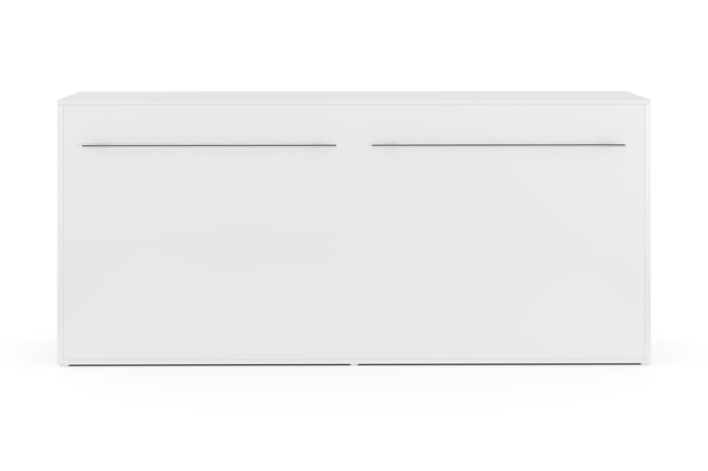 SMART Sängskåp Horisontellt 90x200 Vit + Madrass Basic - Möbler - Sovrum - Sängar - Gästsäng & extrasäng - Sängskåp