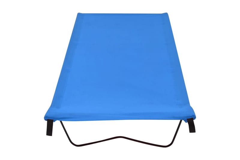 Campingsäng 180x60x19 cm oxfordtyg och stål blå - Blå - Möbler - Sovrum - Sängar - Gästsäng & extrasäng - Tältsäng