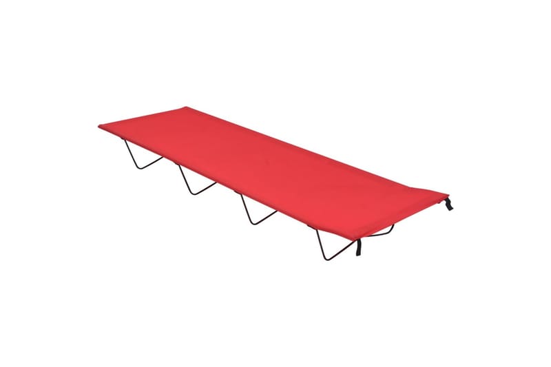 Campingsängar 2 st 180x60x19 cm oxfordtyg och stål röd - Röd - Möbler - Sovrum - Sängar - Gästsäng & extrasäng - Tältsäng