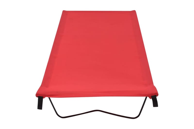 Campingsängar 2 st 180x60x19 cm oxfordtyg och stål röd - Röd - Möbler - Sovrum - Sängar - Gästsäng & extrasäng - Tältsäng