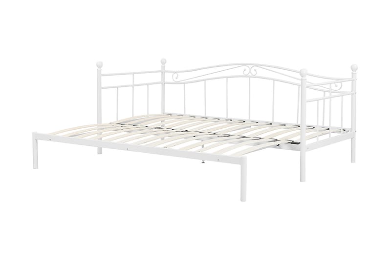 AKKASTUGAN Säng 160x200 cm Vit - Möbler - Sovrum - Sängar - Gästsäng & extrasäng - Utdragssäng
