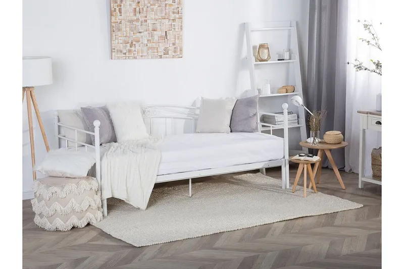 Lutebo Säng 160x200 cm - Vit - Möbler - Sovrum - Sängar - Gästsäng & extrasäng - Utdragssäng