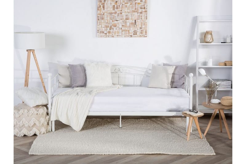 Lutebo Säng 160x200 cm - Vit - Möbler - Sovrum - Sängar - Gästsäng & extrasäng - Utdragssäng