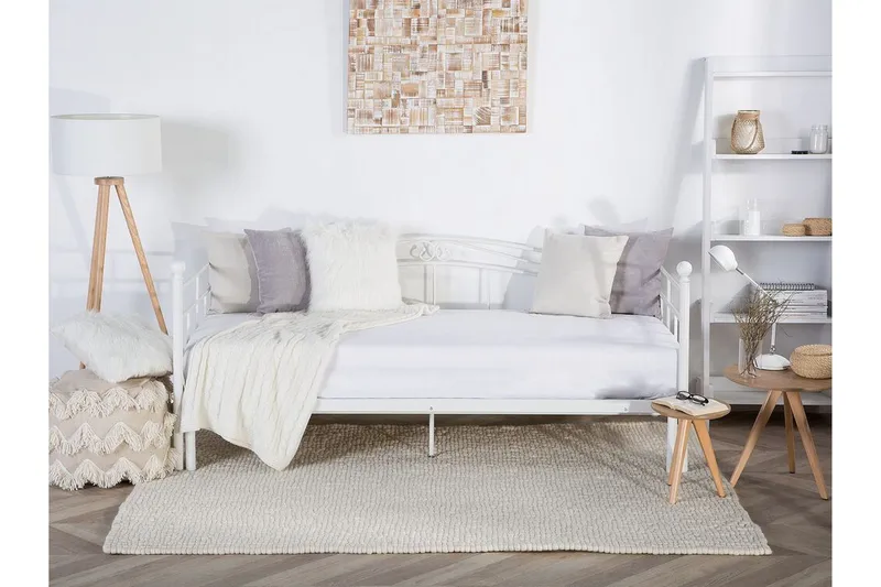 Lutebo Säng 160x200 cm - Vit - Möbler - Sovrum - Sängar - Gästsäng & extrasäng - Utdragssäng