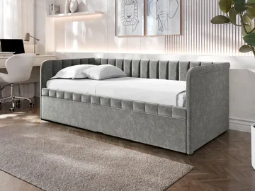 Valek Sängram 90x200 cm - grå - Möbler - Sovrum - Sängar - Gästsäng & extrasäng - Utdragssäng