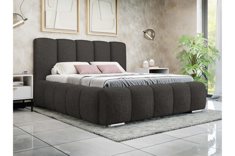 Gioia Förvaringssäng 160x200 cm - Svart - Möbler - Sovrum - Sängar - Sängar med förvaring