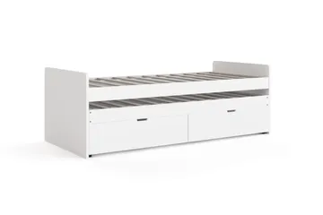 Granvik Sängram 90x200 cm utdragbar med extrasäng och förvaring - utan madrass - Möbler - Sovrum - Sängar - Sängar med förvaring
