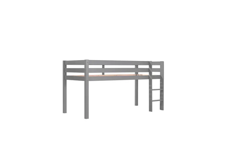 Halvhög Säng med gardin Pino Grå, Rymdfärja - Grå, Rymdfärja - Möbler - Sovrum - Sängar - Våningssängar & loftsängar