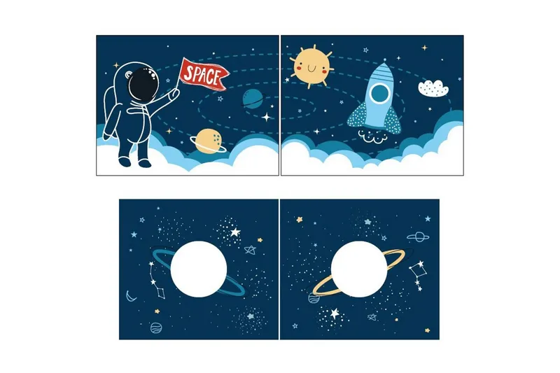 Halvhög Säng med gardin Pino Grå, Rymdfärja - Grå, Rymdfärja - Möbler - Sovrum - Sängar - Våningssängar & loftsängar