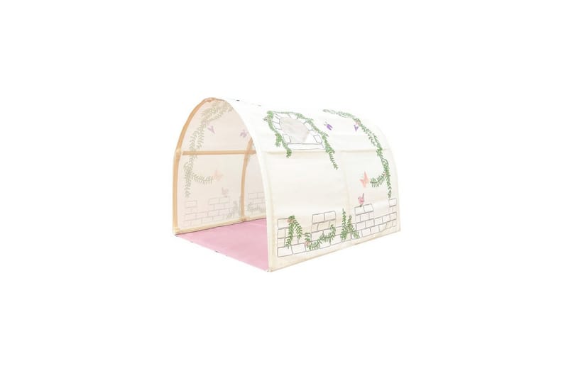 Halvhöjdssäng med gardin Pino Birdy Grå, Grå, Utan rutschkana, Birdy, 3 - Grå, Grå, Utan rutschkana, Birdy, 3 - Möbler - Sovrum - Sängar - Våningssängar & loftsängar