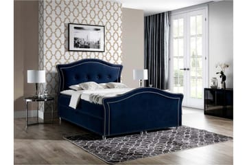 Hestra Lux Sängpaket Kontinentalsäng 120x200 cm - Blå - Möbler - Sovrum - Sängar - Komplett Sängpaket