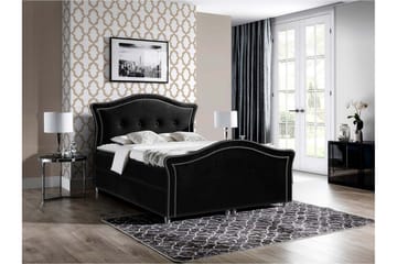 Hestra Lux Sängpaket Kontinentalsäng 120x200 cm - Svart - Möbler - Sovrum - Sängar - Komplett Sängpaket
