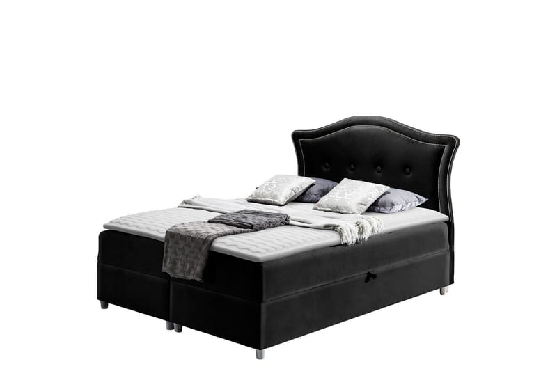 Hestra Sängpaket Kontinentalsäng 140x200 cm - Svart - Möbler - Sovrum - Sängar - Komplett Sängpaket