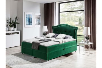 Hestra Sängpaket Kontinentalsäng 160x200 cm - Grön - Möbler - Sovrum - Sängar - Komplett Sängpaket