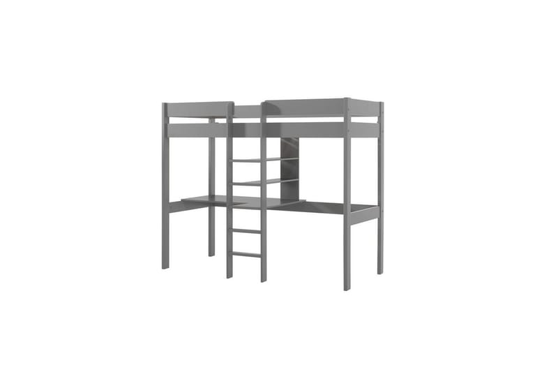 Highsleeper Pino Grå, Utan bäddsoffa, Grå, Utan bäddsoffa