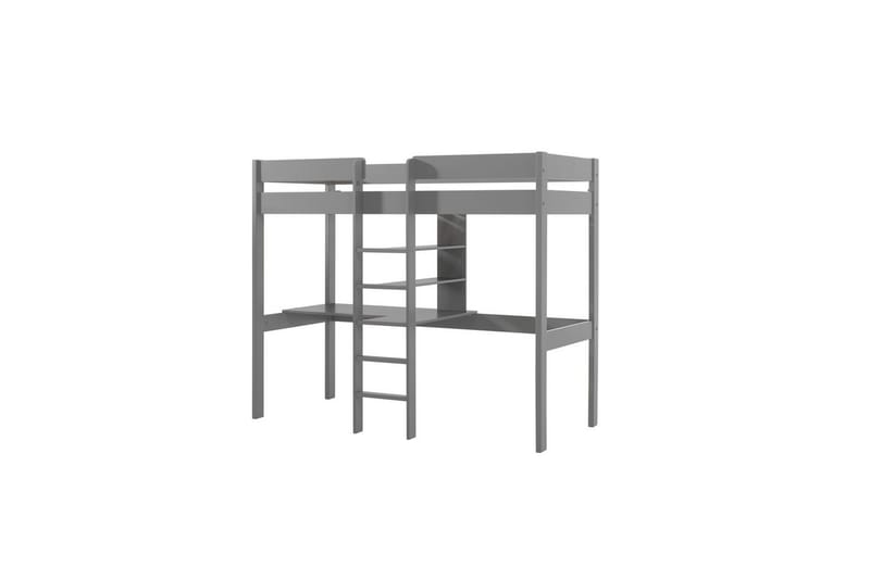 Highsleeper Pino Grå, Utan bäddsoffa - Grå, Utan bäddsoffa - Möbler - Sovrum - Sängar - Våningssängar & loftsängar