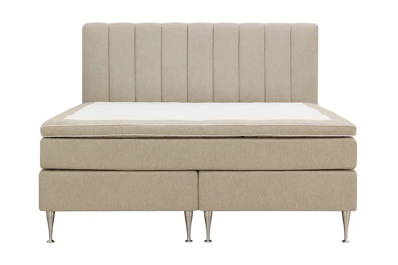 Hilton High Komplett Sängpaket 160x200 cm - Beige - Möbler - Sovrum - Sängar - Kontinentalsängar